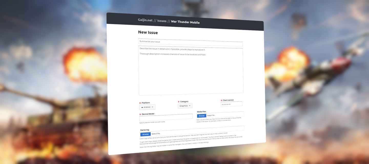 Reporting a bug is easy!